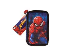 Marvel Spider-Man Doppel-Federmäppchen, Blau