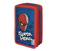 Undercover 3-Compartment Filled Pencil Case Spiderman