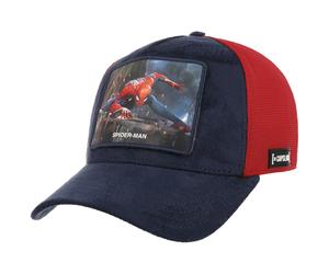 Spider Man Trucker Cap by Capslab blau-rot One Size