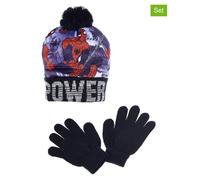 Spiderman 2tlg. Winteraccessoires-Set "Spider-Man" in Dunkelblau - Größe 54 cm | Kindermuetzen
