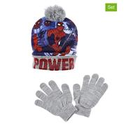 Spiderman 2tlg. Winteraccessoires-Set "Spiderman" in Grau - Größe 52 cm | Kindermuetzen