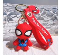 (SpiderMan 3) Avengers Schlüsselanhänger-Kollektion, süße und einzigartige Geschenke aus Silikon