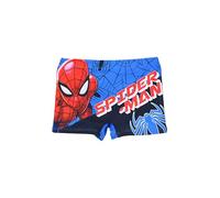 Spiderman Badeshort Badehose Schwimmhose Schwimmshorts Jungen (DE/NL/SE/PL, Numerisch, 128, Regular, Blau-Schwarz)