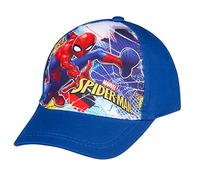 Spiderman Baseball Cap, Kappe Schirmmütze für Kinder Jungen Cappy mit Klettverschluss verstellbar (Blau 52)