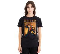 Spiderman Creeping Venom Ladies T Shirt, Black, Medium