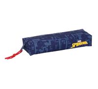 Spiderman Federmäppchen, rechteckig, für Kinder, ideal für Kinder im Schulalter, bequem und vielseitig, Qualität und Widerstandsfähigkeit, 22 x 7 x 40 cm