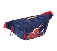 Spiderman Gürteltasche mit Außentasche, ideal für Jugendliche und Kinder verschiedener Altersgruppen, bequem und vielseitig, Qualität und Widerstandsfähigkeit, 23 x 9 x 12 cm