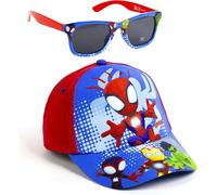 Spiderman-Kappe und -Brille, Unisex, für Kinder, originelles Design, verstellbar und leicht, ideal für den Sommer und als Sonnenschutz