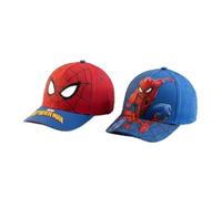 Spiderman-Kinderkappe mit Schirm - Bequeme, atmungsaktive und leichte Spiderman-Kinderkappe, verstellbare Sommerkappe, Sonnenschutz für Strand, Pool und Wandern