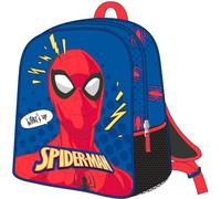 Spiderman Kinderrucksack, Blau, Reißverschluss, 25x31x10cm, Kinderrucksack mit 3D-Details, gepolsterte Griffe, entworfen in Spanien, Estándar, Casual
