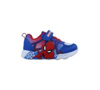 Sneaker DISNEY "SPIDERMAN", Damen, Gr. 27, blau, Textil, Schuhe Sneaker, mit cooler Blinkfunktion (65063805-27) blau