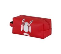 Spiderman Spider-Brick Plus Reise-Kosmetiktasche, Rot, 25 x 12 cm