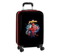 Spiderman Trolley für Kabinen, 50,8 cm, Koffer mit Rollen, Sicherheitsschloss, Leichter Koffer, 34,5 x 20 x 55 cm, Schwarz, Schwarz, Estándar, Lässig