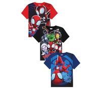Spidey and His Amazing Friends T-Shirt Spiderman für Kinder, 3er-Pack, mehrfarbig, 2-3 Jahre