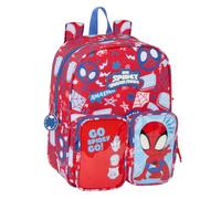 Spidey Rescue Kindergartenrucksack, anpassbar an den Wagen, einfache Reinigung, ideal für Kinder verschiedener Altersgruppen, bequem und vielseitig, Qualität und Widerstandsfähigkeit, 22 x 10 x 27 cm,