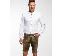Spieth & Wenksy Trachtenhemden Eisenach Herren Regular Fit Baumwolle weiß, 45-46