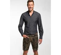 Spieth & Wenksy Trachtenhemden Herren Regular Fit Baumwolle grau, 37-38