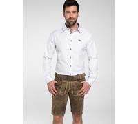 Spieth & Wenksy Trachtenhemden Herren Slim Fit Baumwolle weiß, 41-42