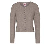 Spieth & Wensky - Damen Trachten Strickjacke, Dietzing (420790-1636), Größe:40, Farbe:Taupe (4454)