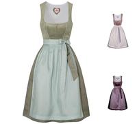 Spieth & Wensky Dirndl Doreen Lange-Dirndl Kleid 2-teiliges Trachtenkleid, Farbe: Mintgrün, Größe: 38/M