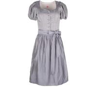 Spieth & Wensky Dirndl Ferrara Arm | Mididirndl mit Puffarm & Knöpfen | Damen (DE/NL/SE/PL, Numerisch, 34, Regular, Regular, grau)