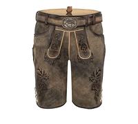 Spieth&Wensky Herren Lederhose Wayen mit Gürtelschnalle