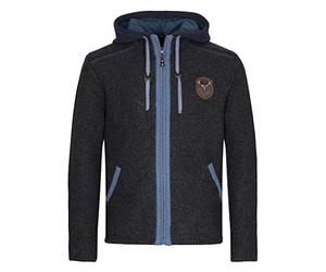 Spieth & Wensky Herren Strickjacke Dakar anthrazit S
