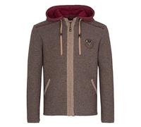 Trachten Strickjacke DAKAR Hoodie beige braun rot Spieth Wensky Trachtenjacke Strickjacke Dakar beige braun rot, XXL