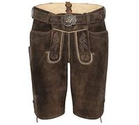 Spieth & Wensky Lederhose Veit mit Gürtel 54 nutria, st 134, d sand Herren Trachten Große Größen Trachtenmode Lederhosen 54 nutria, st 134, d sand