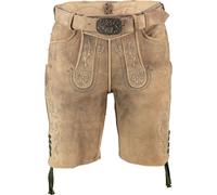 SPIETH & WENSKY Leder Shorts Gebirgsjäger sandstein 50