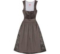 Spieth & Wensky Midi Dirndl Genua Dunkelbeige (Größe: 38) 38 braun
