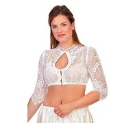 Spieth & Wensky Trachten Dirndlbluse - PLÄTZCHEN - Creme