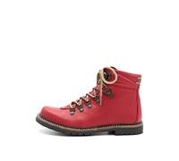 Spieth & Wensky Trachtenschuhe Damen Trachtenstiefel Tanja 298-D Ziegenleder Rot, 40