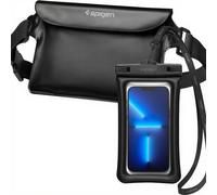 Spigen Aqua Shield A621 wasserdichte Hüfttasche + schwimmfähige Schutzhülle - Schwarz