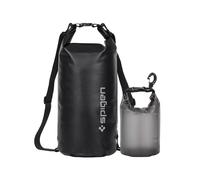 Spigen Dry Bag Set [Aqua Shield] [20L+21] wasserdichte Tasche Set wasserfeste Tasche & Rucksack für Strand, Schwimmen, Camping, Kajak, Boot - Schwarz
