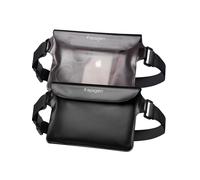 Spigen Aqua Shield WaterProof Waist Bag A620 2 Pack - black + transparent black