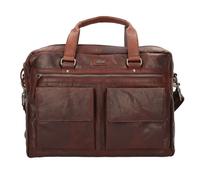 Spikes & Sparrow Bronco Herren Business Tas dark brown