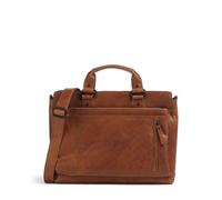 Spikes & Sparrow Bronco Bennie Aktentasche cognac, fein genarbtes Leder, Herren
