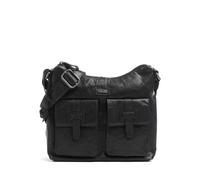 Spikes & Sparrow Bronco Beuteltasche schwarz, Leder, Damen