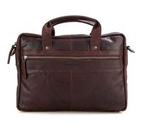 SPIKES & SPARROW Bronco Briefcase Dark Brown