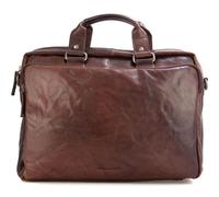 Spikes & Sparrow Bronco Aktentasche Leder 42 cm Laptopfach dark brown (R-399-59)