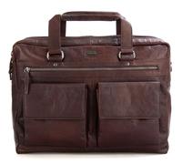 Spikes & Sparrow Bronco Herren Business Tas dark brown