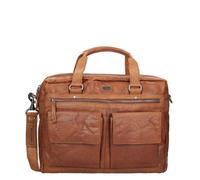 Spikes & Sparrow Bronco Herren Business Tas brandy