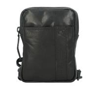 Spikes & Sparrow Bronco Umhängetasche Leder 13 cm schwarz