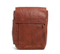 Laptoprucksack SPIKES & SPARROW, Damen, Gr. B/H/T: 24cm x 30cm x 13cm, onesize, braun (cognac), Leder, Rindsleder, Retro, Rucksäcke Laptoprucksack, echt Leder (40760167-0) cognac