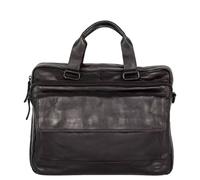 Spikes & Sparrow Apache Aktentasche schwarz, Leder, Herren