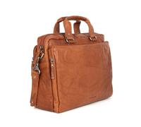 Spikes & Sparrow Leather Laptop Bag - Mississippi - Brandy Cognac