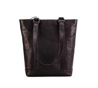 Spikes & Sparrow Leder Shopper Laramie, Schwarz