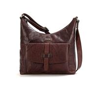 Spikes & Sparrow Leren Crossbodytas - Alabama - Donkerbruin