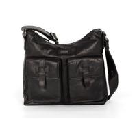 Spikes & Sparrow Leren Crossbodytas - Arizona - Zwart